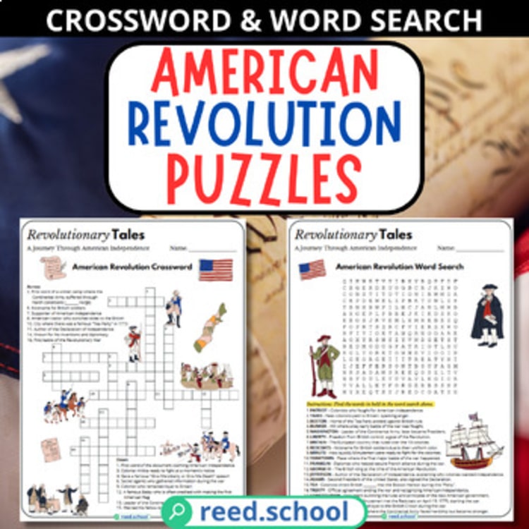 American Revolution Puzzles resource cover
